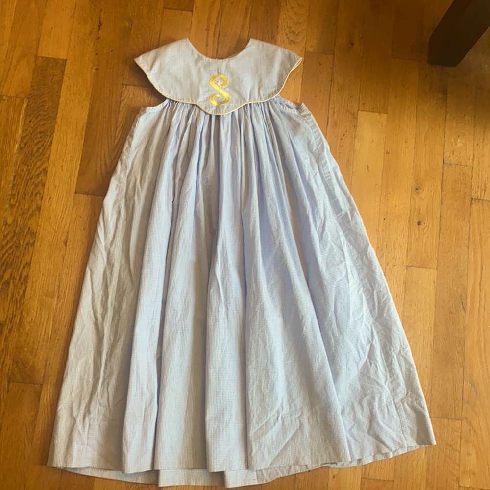 Adorable Light Blue Gingham Dress